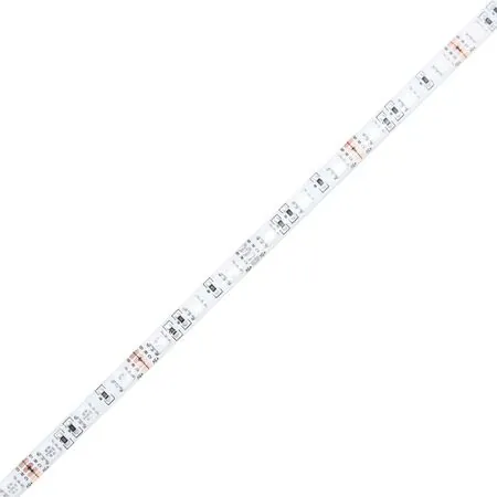  Oglindă de baie cu LED, alb, 100x8,5x37 cm, acril