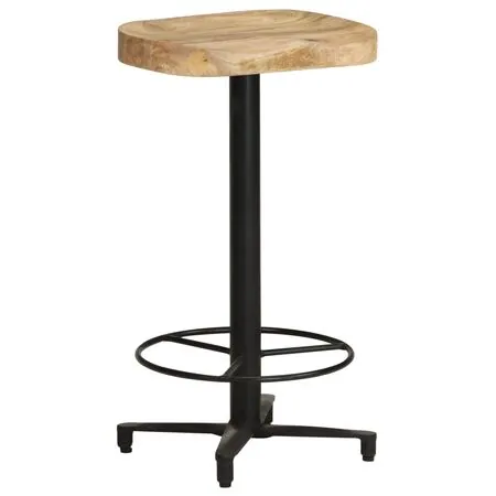  Scaune de bar, 2 buc., 66 cm, lemn masiv de mango
