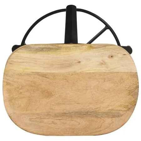  Scaune de bar, 2 buc., 66 cm, lemn masiv de mango