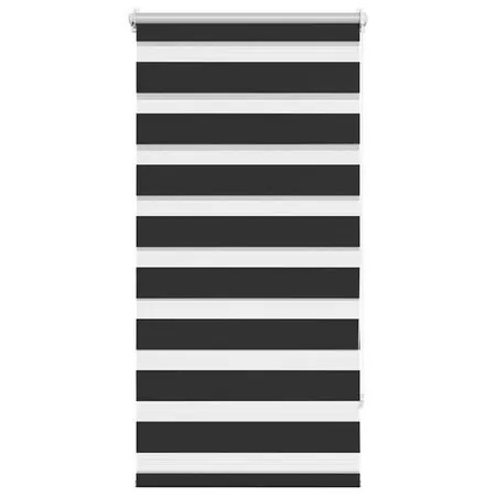 Jaluzea tip zebră, 60 x 120 cm, negru