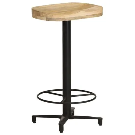  Scaune de bar, 2 buc., 66 cm, lemn masiv de mango