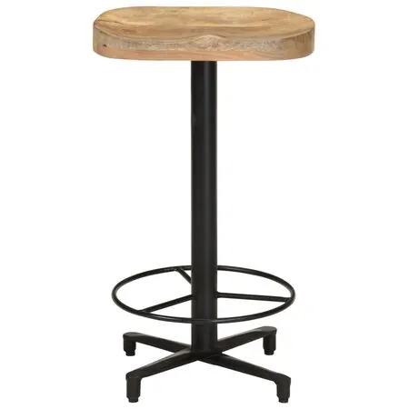  Scaune de bar, 2 buc., 66 cm, lemn masiv de mango