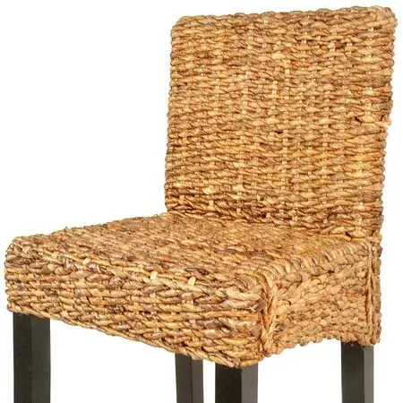  Scaune de bar, 2 buc., abaca
