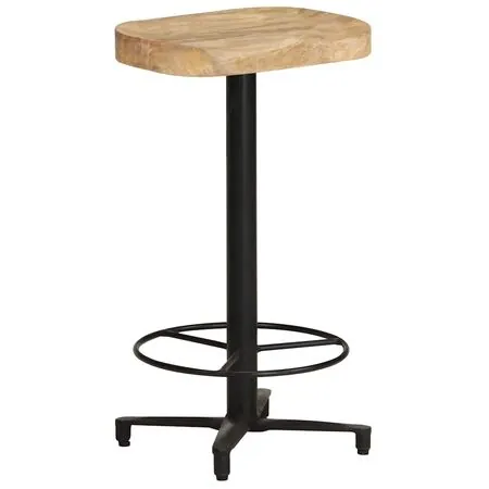  Scaune de bar, 2 buc., 66 cm, lemn masiv de mango