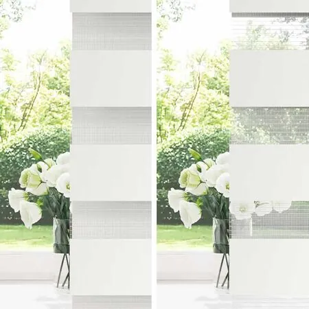 Jaluzea tip zebra, 60 x 120 cm, alb