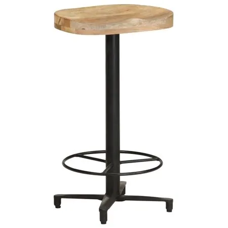  Scaune de bar, 2 buc., 66 cm, lemn masiv de mango
