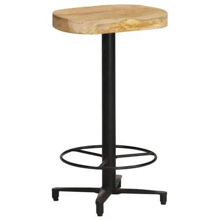  Scaune de bar, 2 buc., 66 cm, lemn masiv de mango