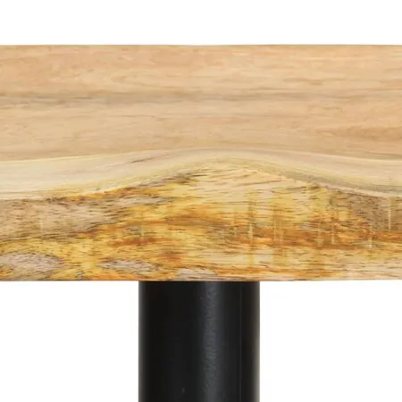  Scaune de bar, 2 buc., 66 cm, lemn masiv de mango