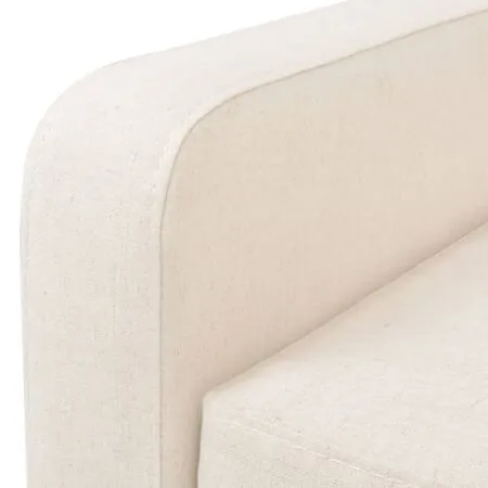  Fotoliu, alb crem, material textil