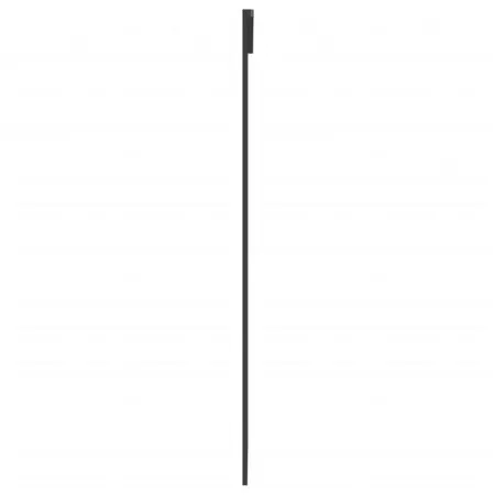  Ușă glisantă, negru, 102x205 cm, sticlă ESG și aluminiu