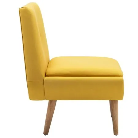  Fotoliu, galben, material textil