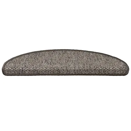  Covorașe autoadezive de scări 15 buc. maro bej 65x21x4cm sisal
