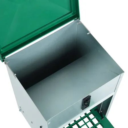  Dozator automat de hrană pentru păsări de curte cu banda 12 kg