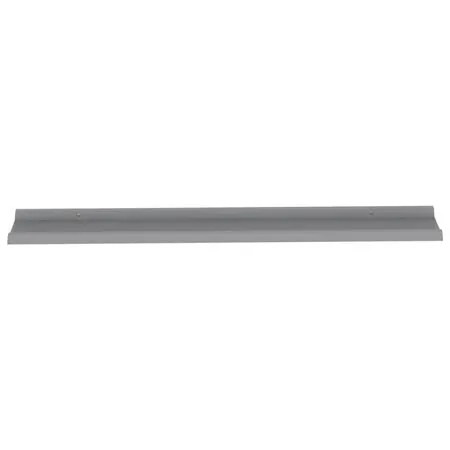  Rafturi de perete, 4 buc., gri, 115x9x3 cm