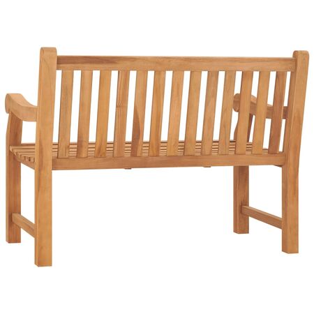  Bancă de grădină, 114 cm, lemn masiv de tec