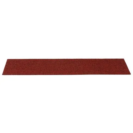  Covorașe scări autoadezive dreptunghiular 15 buc, roșu 76x20 cm