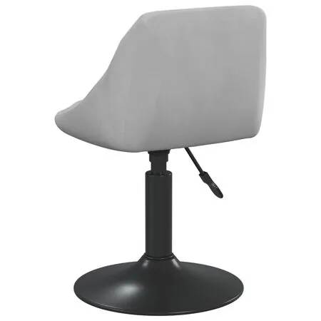  Scaun de bar, gri deschis, catifea
