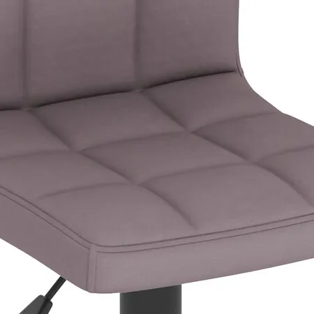  Scaune de bar, 2 buc., gri taupe, material textil