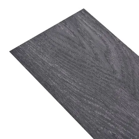  Plăci de pardoseală autoadezive, negru și alb 5,21 m², 2 mm PVC