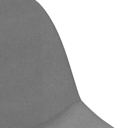  Scaune de bar, 2 buc., gri închis, material textil