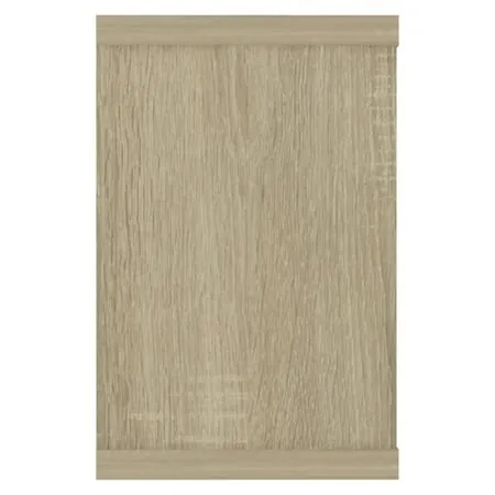  Rafturi de perete cub, 4 buc., stejar sonoma, 60x15x23 cm, PAL