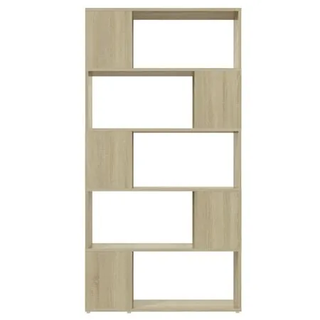  Bibliotecă/Separator cameră, stejar Sonoma, 80x24x155 cm, PAL