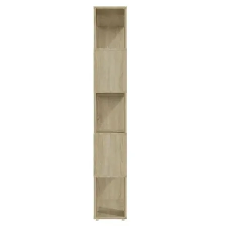  Bibliotecă/Separator cameră, stejar Sonoma, 80x24x155 cm, PAL