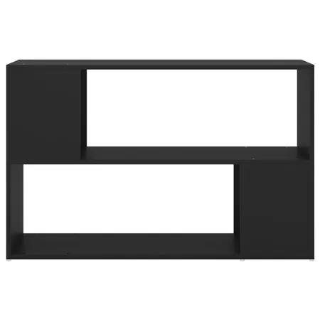  Bibliotecă, negru, 100x24x63 cm, PAL