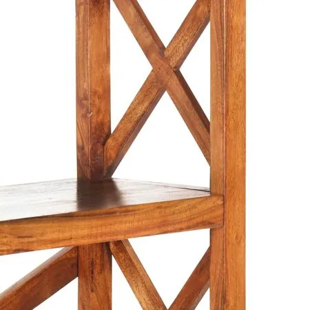  Bibliotecă, 100x30x180 cm lemn masiv acaciacu finisaj tip miere