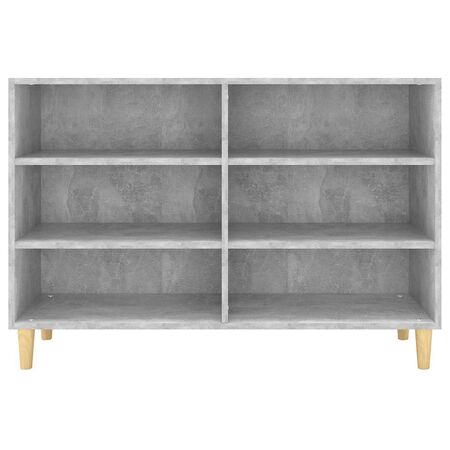  Servantă, gri beton, 103,5x35x70 cm, lemn compozit