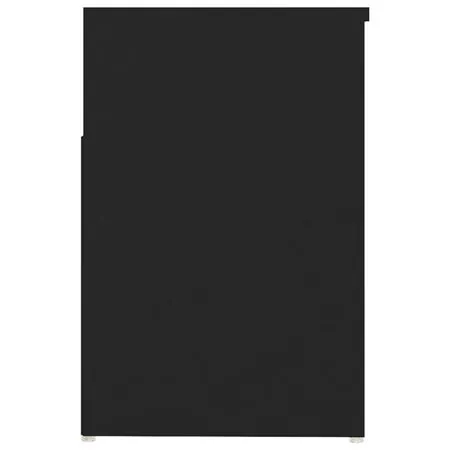  Banchetă pantofar, negru, 80x30x45 cm, PAL