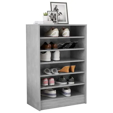  Pantofar, gri beton, 60x35x92 cm, PAL    