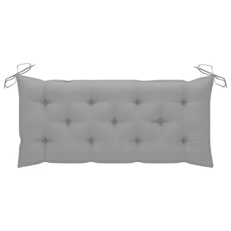  Bancă de grădină cu pernă, 120 cm, bambus