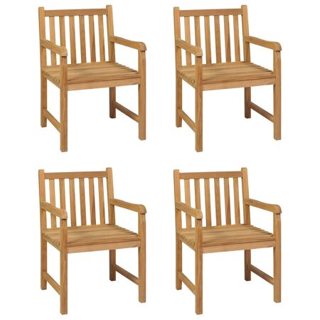  Set mobilier grădină, 5 piese, lemn masiv de tec