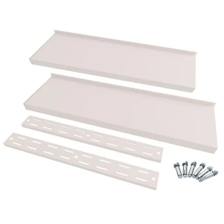  Rafturi suspendate 2 niveluri 2 buc. 200x30 cm oțel inoxidabil