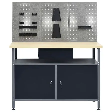 Banc de lucru cu trei panouri de perete