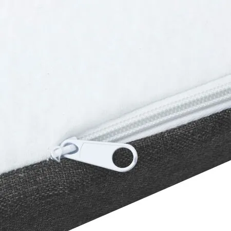  Pat continental, gri închis, 180x200 cm, material textil