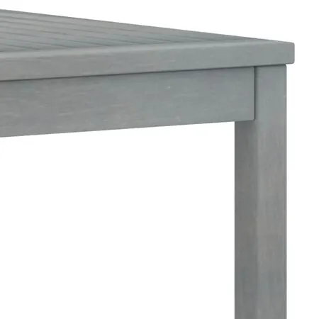  Set mobilier grădină cu pernă, 5 piese, gri, lemn masiv acacia