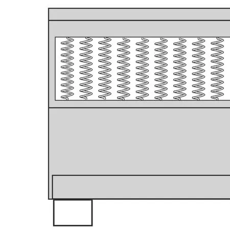  Pat continental, gri închis, 180 x 200 cm, material textil