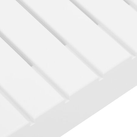  Set mobilier de grădină cu perne, 4 piese, alb, plastic