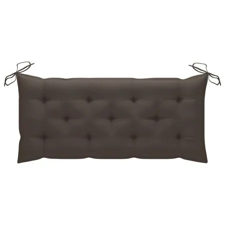  Bancă de grădină cu pernă, 120 cm, bambus