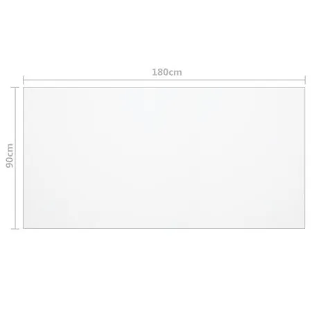Folie de protecție masă, transparent, 180 x 90 cm, PVC, 1.6 mm