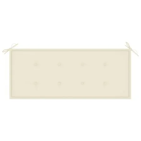  Bancă de grădină cu pernă, 120 cm, bambus