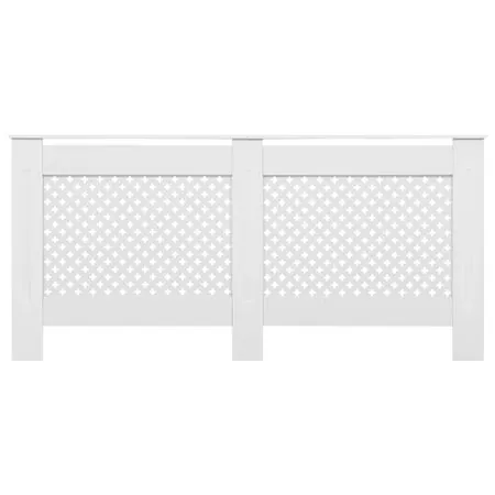  Mască pentru calorifer, alb, 172x19x81,5 cm, MDF