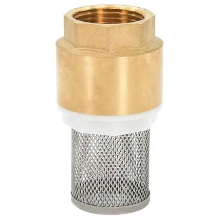  Furtun de aspirație cu racorduri din alamă, verde 1,1" 20 m PVC