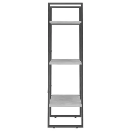  Raft de depozitare, gri beton, 60x30x105 cm, PAL 