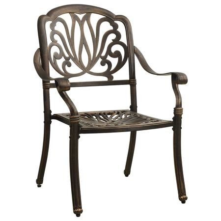  Set mobilier bistro, 5 piese, bronz, aluminiu turnat