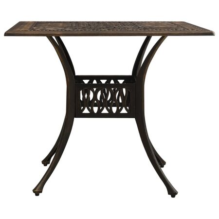  Set mobilier bistro, 5 piese, bronz, aluminiu turnat