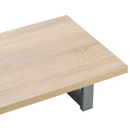  Set mobilier de baie din două piese, stejar, ceramică