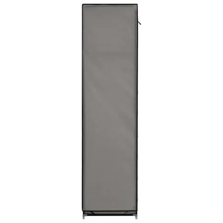 Șifonier cu bare și compartimente, gri, 150x45x175 cm, textil
